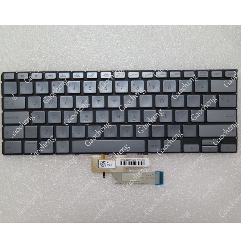 Gaocheng Is Suitable for Asus Zenbook Ux462 Ux462Da Um462Da Q406D Silver Keyboard Us Gaocheng Is Suitable for Asus Zenbook Ux462 Ux462Da Um462Da Q406D Silver Keyboard Us
