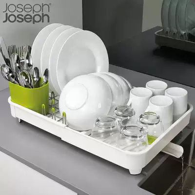 British stainless steel bowl dish drain rack Tableware water filter finishing rack Extension drainage bowl rack Storage rack