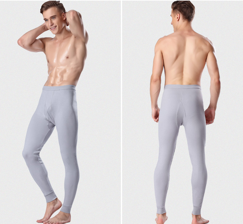 Quần đậu đỏ mùa thu cotton nam và quần đơn nữ quần cotton len để tăng quần lót trung niên quần legging ấm quần legging cho bé gái