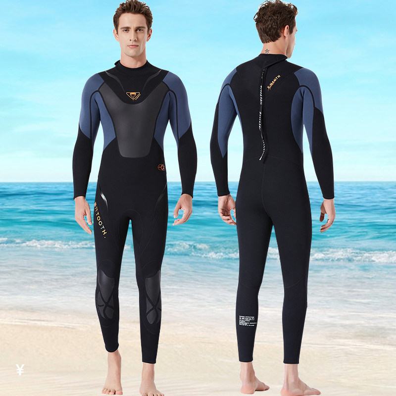 Even Body Diving Suit Men's Autumn Winter 3mm Thickened Warm Snorkeling Jellyfish Professional Deep Diving Swimsuit