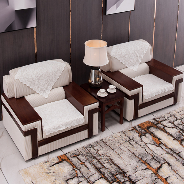 Conference sofa fabric reception single seat simple modern small business office sofa coffee table combination meeting guests