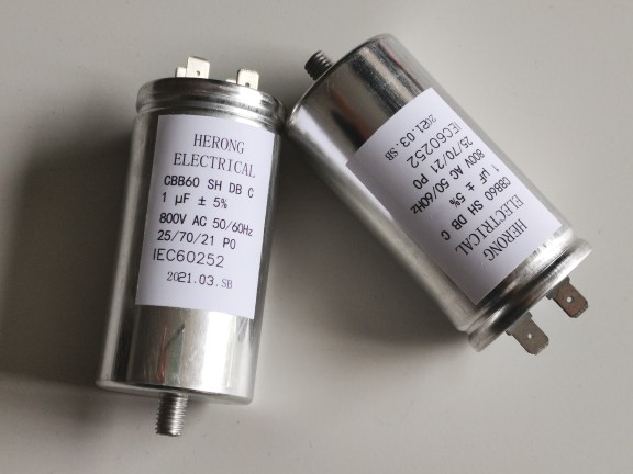 CBB60 65 SH DB capacitor 1UF 5 8UF 20 10UF VF 800V AC 50-60HZ