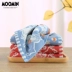 MOOMIN Moomin hoa bị ám ảnh với lớp khăn mặt Một bộ phim hoạt hình bông gạc ba lớp tinh khiết dễ thương - Khăn tắm / áo choàng tắm