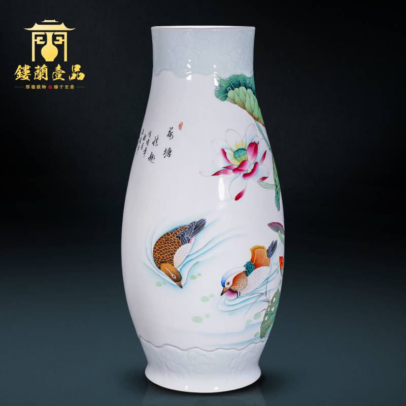 The Master of jingdezhen ceramic hand - made all large Chinese style household decoration as vases, flower arranging decorative furnishing articles
