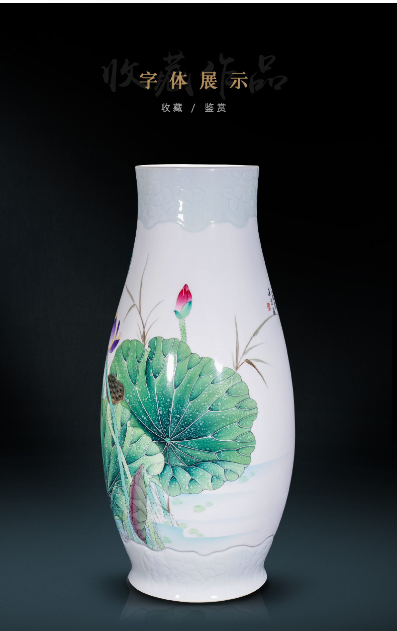 The Master of jingdezhen ceramic hand - made all large Chinese style household decoration as vases, flower arranging decorative furnishing articles