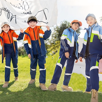 Primary and middle school students class suit Suit Kindergarten Garden Uniform Spring Autumn School Uniform Sports Suit Warm Winter Three Submachine Clothes