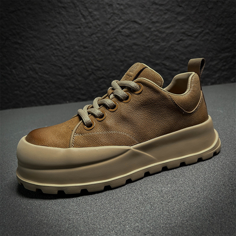 Height-boosting power! 2025 spring/summer men's work shoes: stylish ...