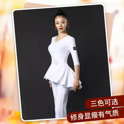 Yesang dance new Latin dance practice uniform female adult national standard dance performance coat sailor dance square dance set