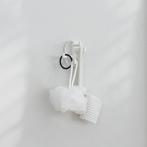 Four hook branch rotatable adhesive hook multi-use kitchen non-trace bathroom wall rack nail-free hook adhesive hook