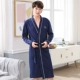 Cặp đôi áo ngủ nam dài tay cotton mùa xuân và mùa thu đám cưới mới cưới đồ ngủ buổi sáng áo choàng áo choàng cô dâu áo ngủ đồ ngủ đôi