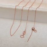 Универсальное ожерелье и браслет, цепочка до ключиц, серебро 925 пробы, простой и элегантный дизайн