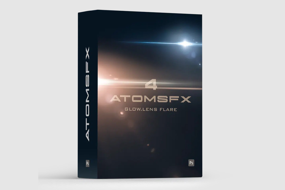 【图片素材】光效素材AtomsFX 4 光晕与镜头光晕 jpg+动作+笔刷