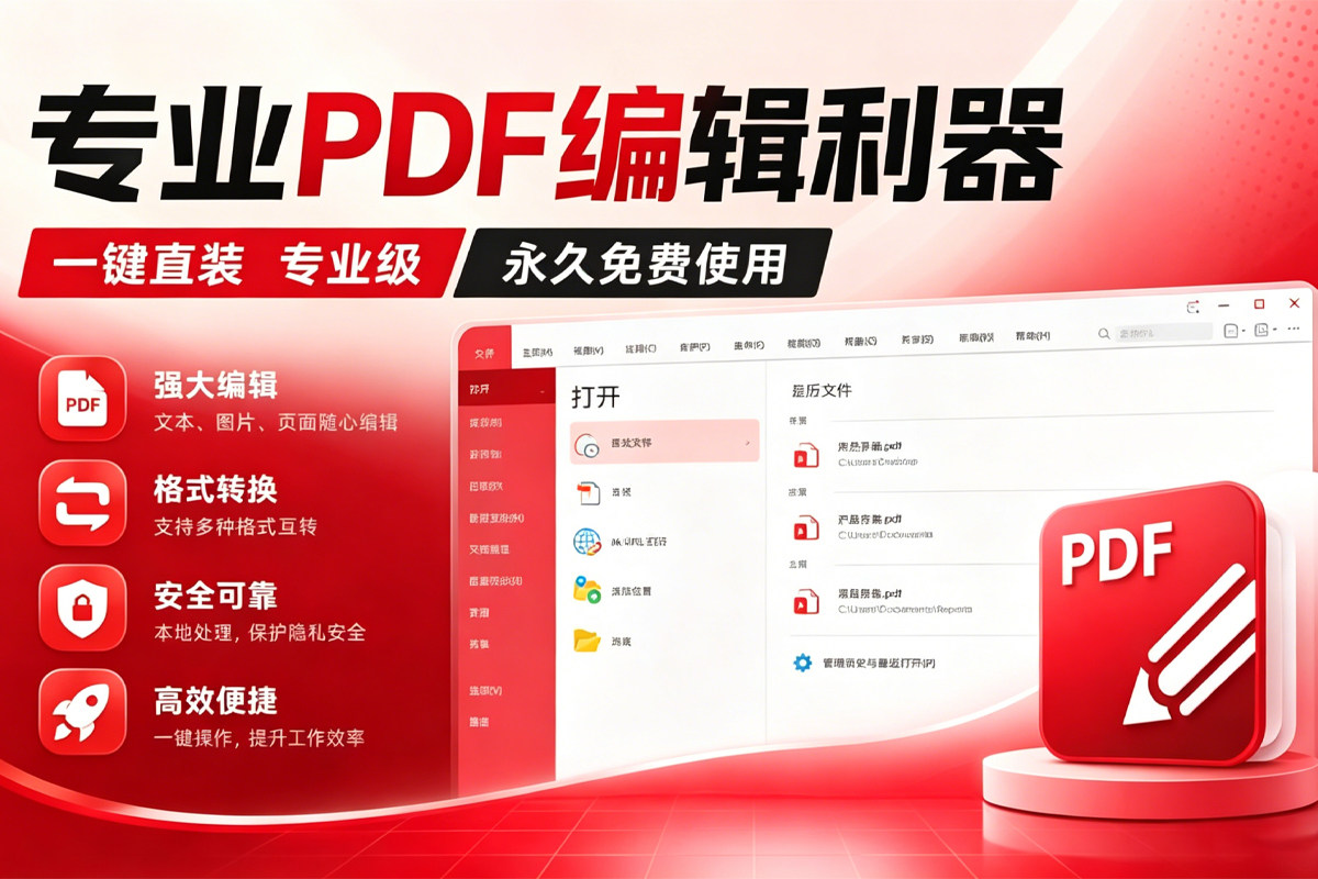 专业PDF编辑利器 PDF-XChange v11.0.1.0 一键直装 专业级 PDF 编辑器，300+ 功能 + 轻快无负担
