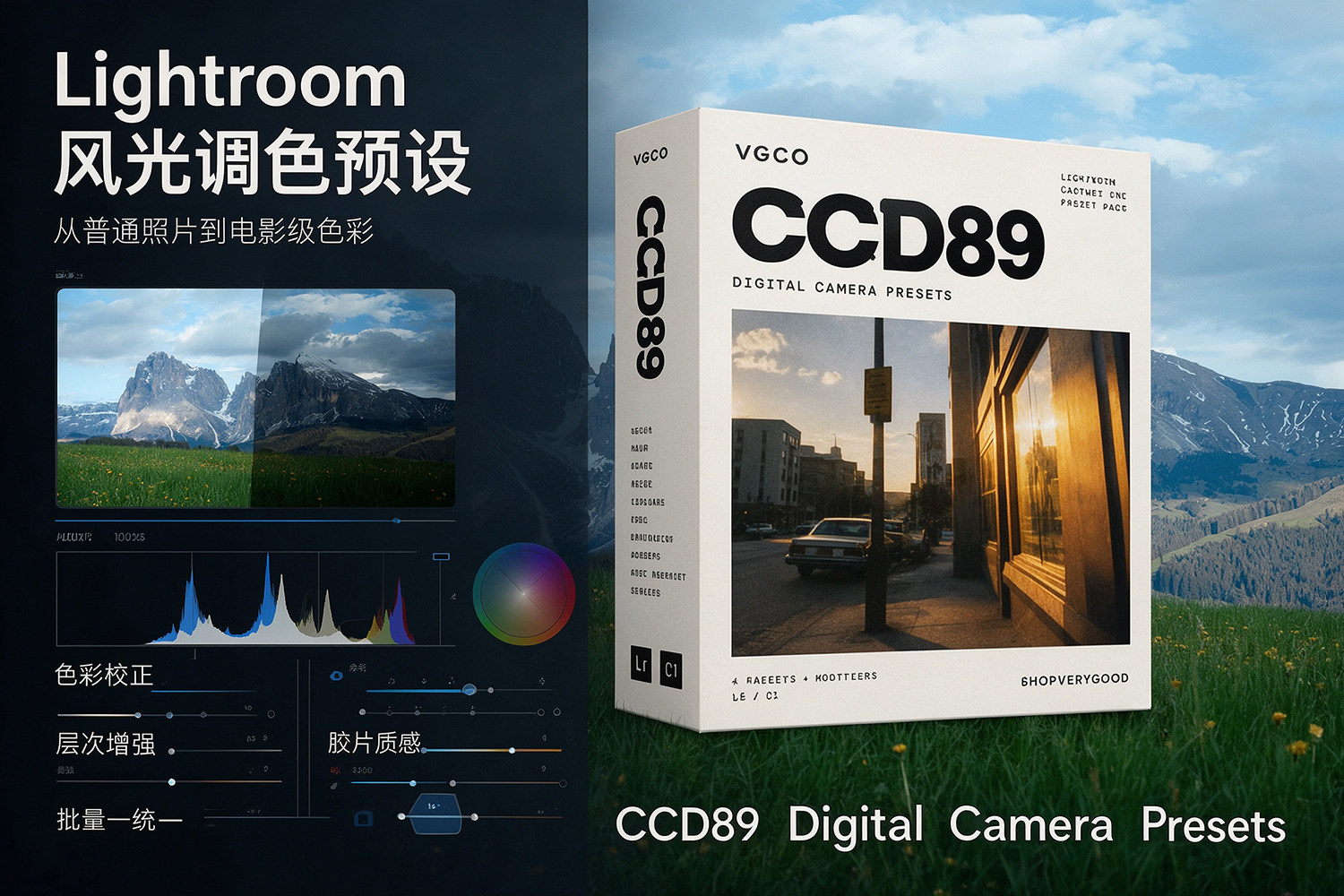 【LR预设】徕卡M8M9电影传统胶片Lightroom预设 Very Good Presets – VGP CCD89
