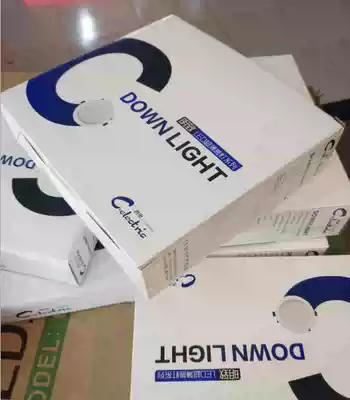 Mingzhi second generation LED ultra-thin downlight series 12W18W anti-fog shop 4 inch drilling 12 cm