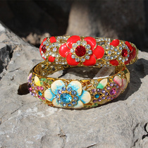 Fashion Jingtai Blue Bracelet Upper Class Bracelet Inner Diameter 6 cm sent people to go abroad for scenic Tai Blue Gift