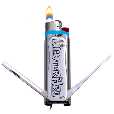 Оригинальный чехол для зажигалки с вентилятором LighterBro, многофункциональный инструмент EDC, французский комплект для зажигалки J6