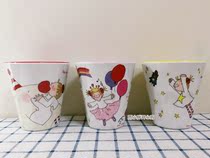 Spot Japan imported coco sauce blonde girl illustration resin water Cup hand Cup 270ml 3 models