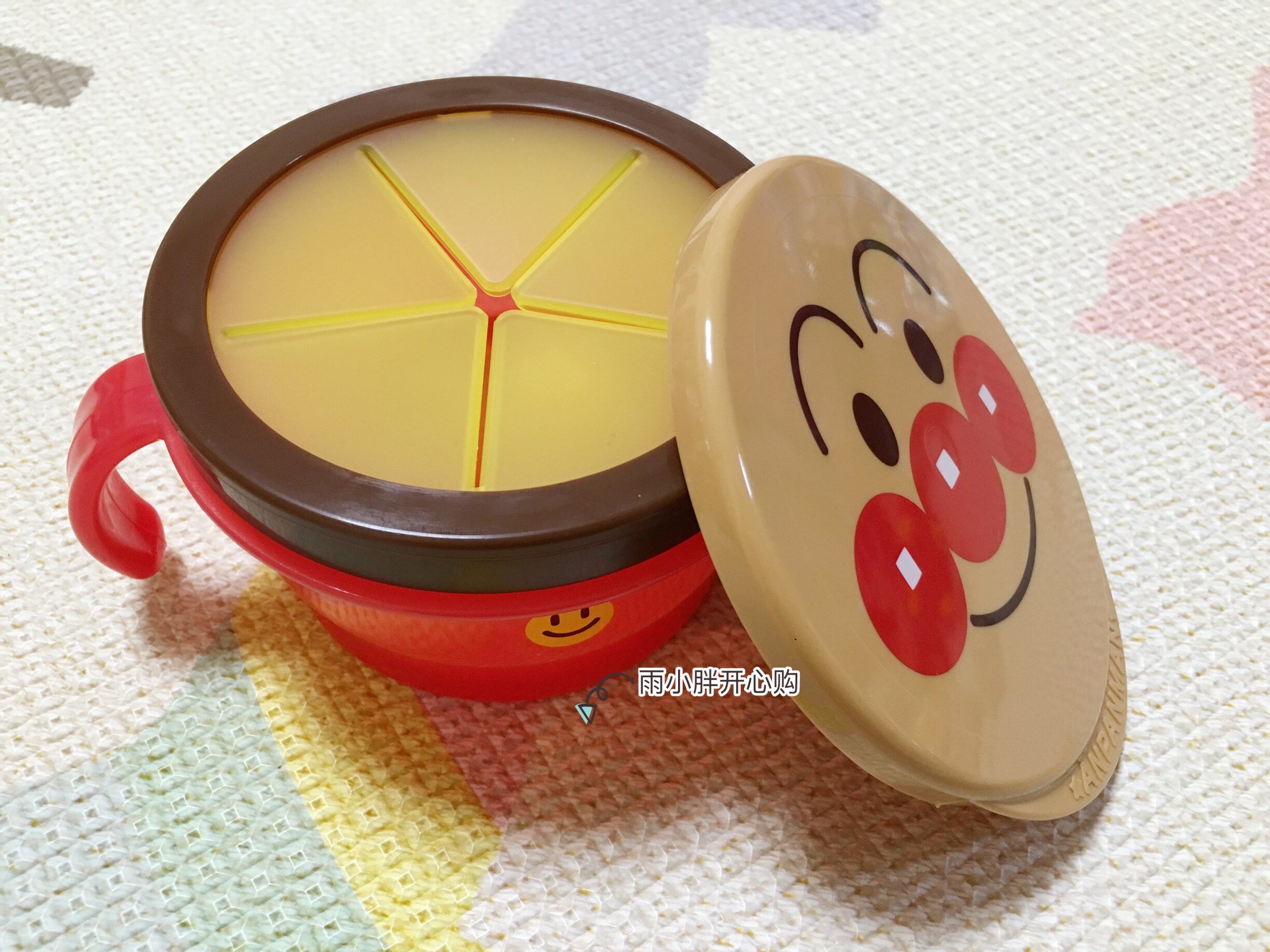 Spot Japan imported bread Superman snacks box refreshments snacks bowls double ear cups with lid subjapan system