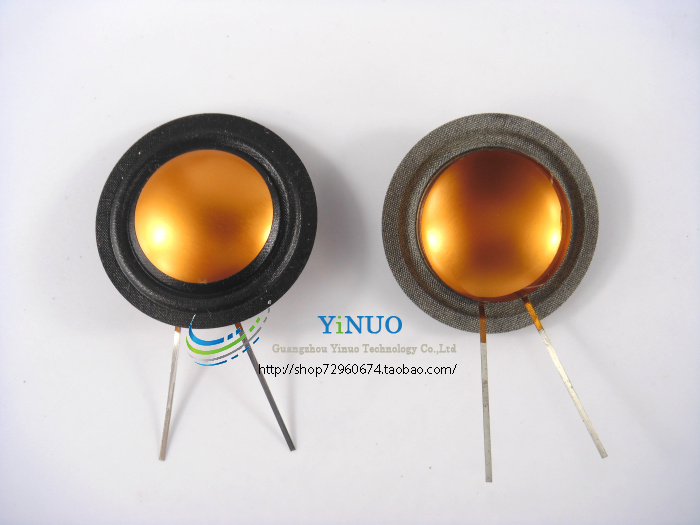 Imported gold titanium film composite wire edge imported coil 25 5 core 25 4 high-pitched coil audio and video flat coil