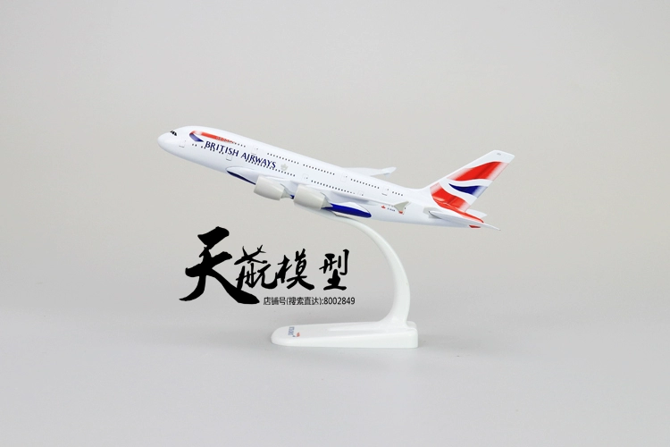 1: 400 máy bay chở khách hợp kim rắn A380 mô hình máy bay mô phỏng tĩnh 380 quà tặng khai trương hàng không Anh