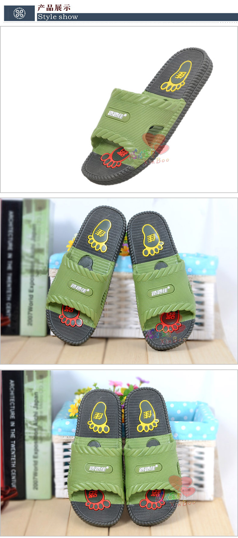 Lulujia mùa hè Hàn Quốc phiên bản của các gia đình trong nhà vài gia đình dép đi trong phòng tắm nam giới và phụ nữ trượt mặc dép đi trong nhà tắm