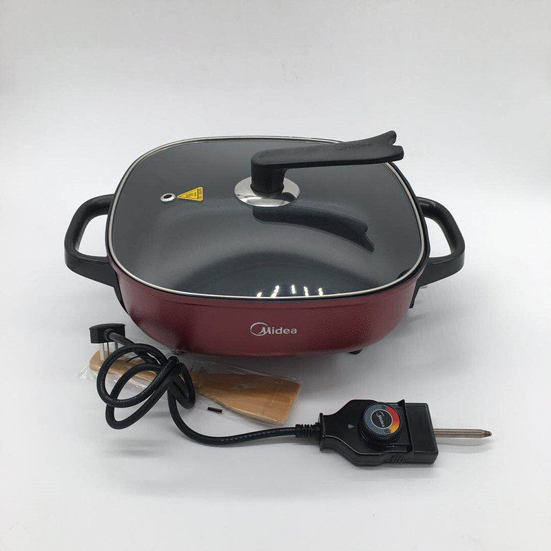 Midea MC-LHN30D DHN30A electric hot pot multi-functional household non-stick flat bottom electric pot frying and frying