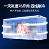 Star Freezer Commercial Freezer Large Capacity Refrigeration and Freezing Horizontal Single-Temperature Refrigerator Fresh-Keeping Freezer