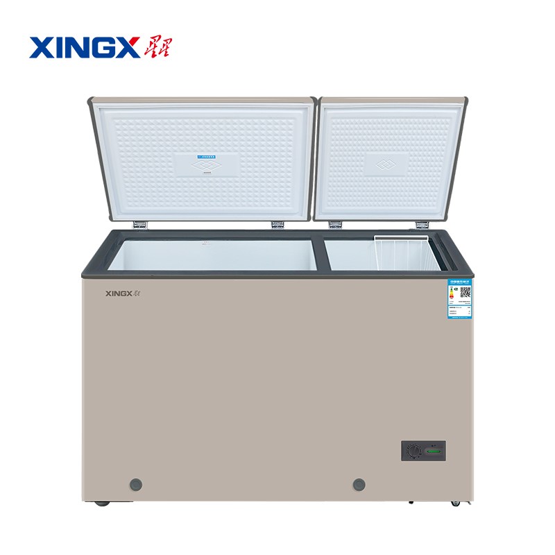 Star freezer household small refrigerated fresh-keeping commercial freezer double-temperature deep-freezing freezer freezer frost-reducing freezer