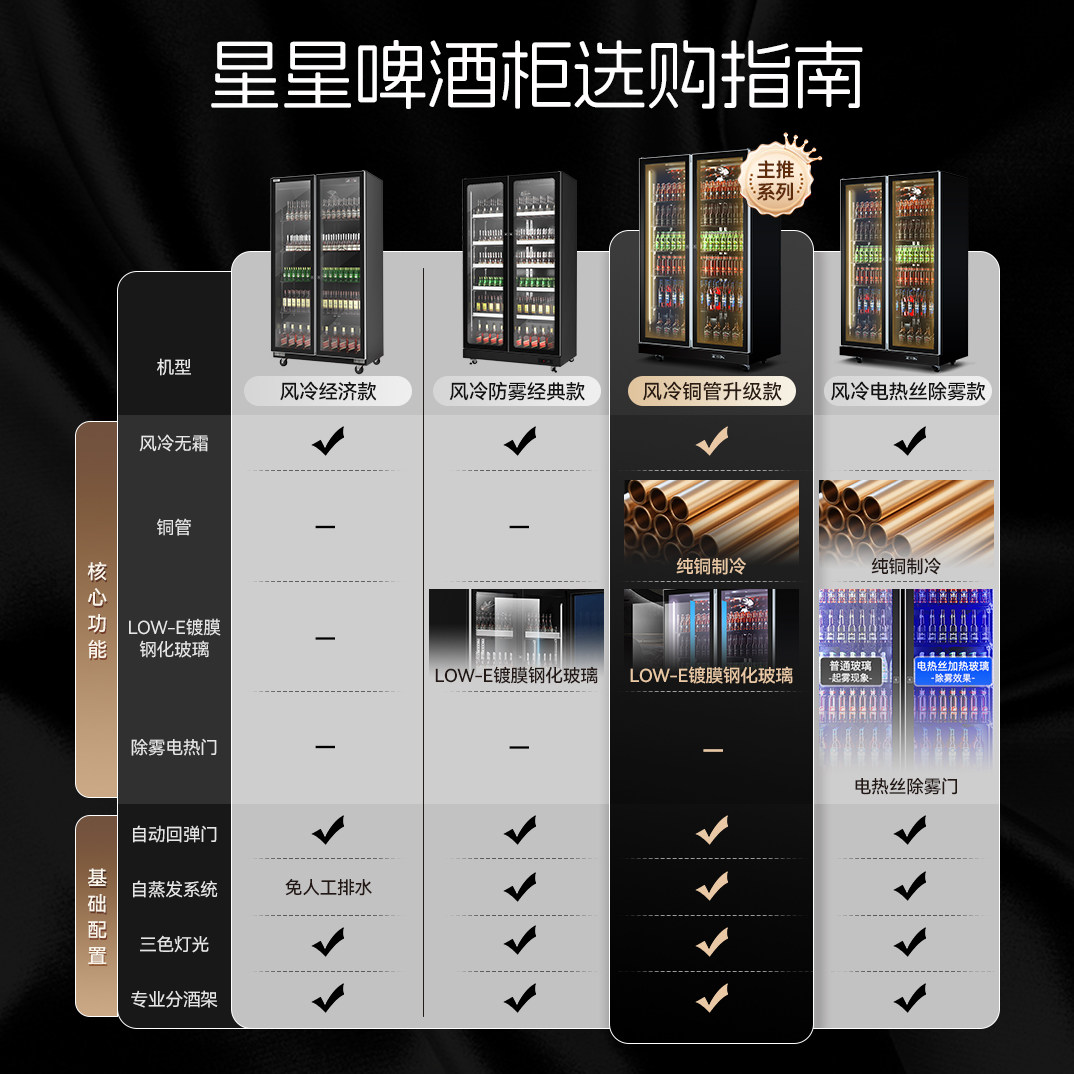Star Refrigeration Cabinet, Commercial Refrigerated Display Cabinet, Freezer, Fresh-Keeping Cabinet, Commercial Beer and Beverage Display Cabinet