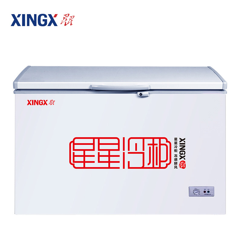 Star size freezer household commercial refrigerator 400 liters below multiple large container refrigerator in the warehouse
