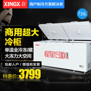 tủ đông alaska 100l Tủ đông lớn XINGX / Star BD / BC-716E Tủ đông thương mại Tủ đông lớn Tủ lạnh lớn Tủ lạnh đơn nhiệt độ ngang tủ đông kangaroo