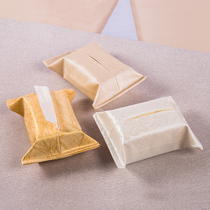 European PU cloth tissue bag cover tissue box cloth cover dining room living room kitchen tissue paper cover car household paper tissue bag