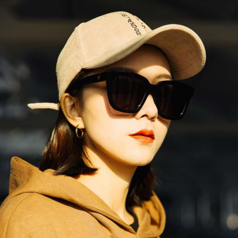 Kikawa Fujino Sunglasses Men's Trend 2020 New Men's Driving Sunglasses Men's Big Face Thin Sunglasses Women's