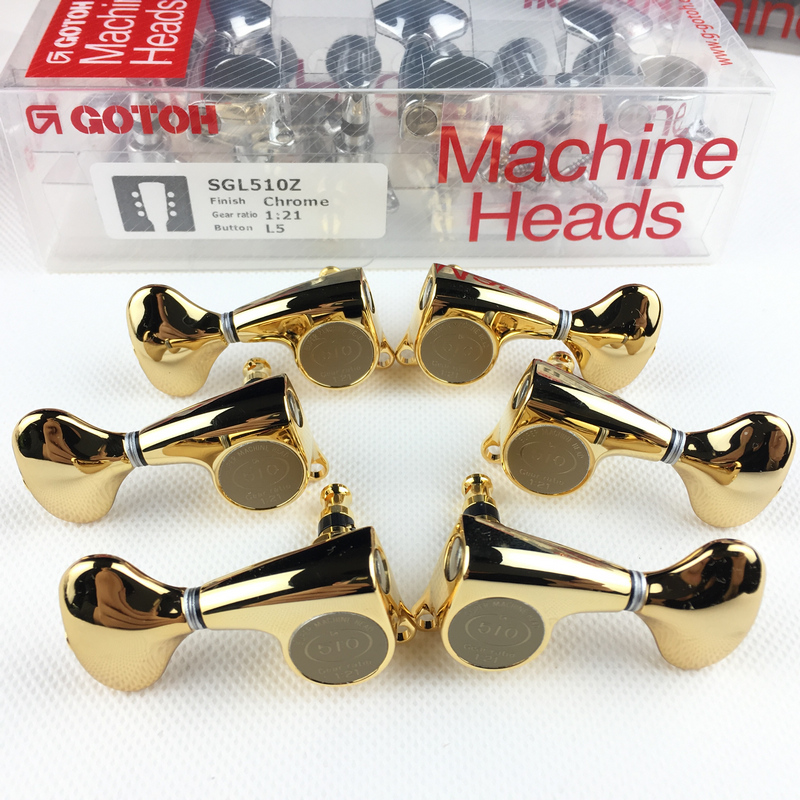 Nissan GOTOH Electric Guitar Acoustic Guitar Double Sided Head String Tuner SGL510Z-L5 Gold