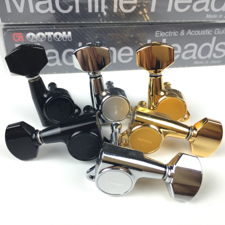 Nissan GOTOH Single side bilateral electric guitar violin head button string button curstring string shaft SG381-07 silver