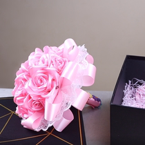 Tori flower puree bride bouquet accessories lace handmade diy material flower packaging wedding flower shop