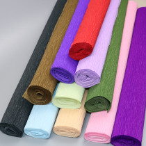 Thickened color crepe paper diy handmade material paper rose telescopic wrapping paper curling paper wrinkled paper