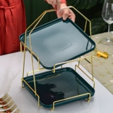 Nordic Light Luxury Dual -Layer Fruit Platen