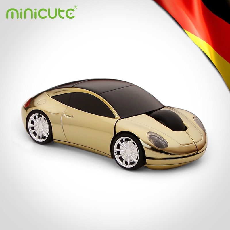 Mijo minicute wireless car mouse Nouveau Riche gold car mouse Creative car mouse Photoelectric mouse