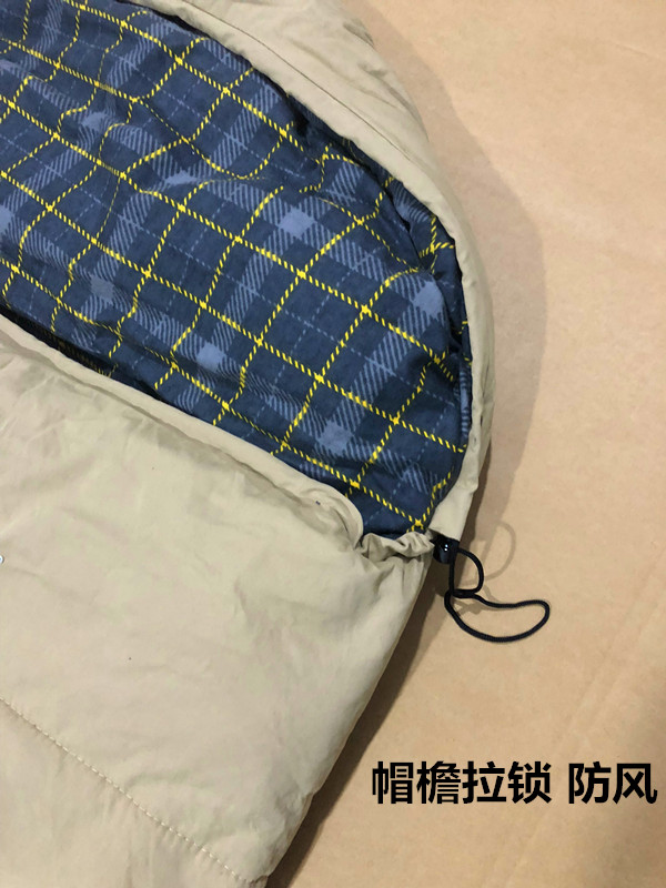 Cửa hàng Audi 4S quà tặng túi ngủ xe du lịch túi ngủ cotton flannel dày 4,5kg mở rộng lớn 1 m - Túi ngủ túi ngủ cho trẻ