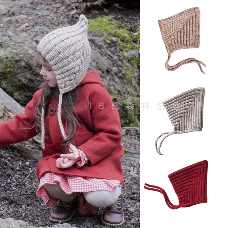 Swim Fish Girl Baby Wool Genie Cap Beautiful Slave Knit Wool Cap Baby Cute Spire Cap New Year Hat-Taobao