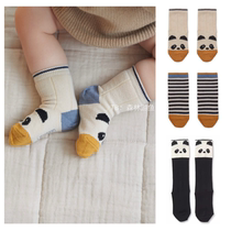 Swimming fish custom Danish baby panda stockings in pure cotton spring and autumn Christmas socks baby in autumn and winter Christmas socks