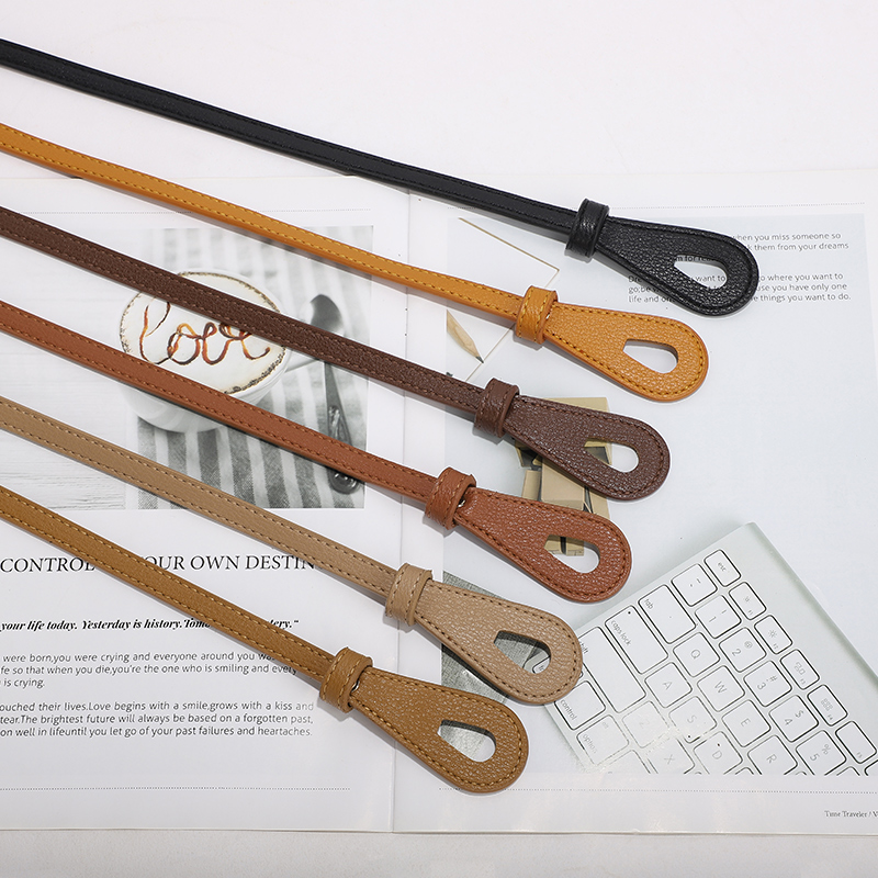 Headless Knotted Slim Girdle Lady Decorate Waist Seal Female accessories Fashion collection waist 100 hitch genuine leather strap student