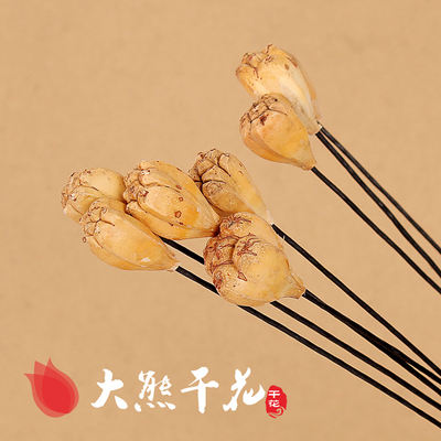 An artistic combination of handcrafted, pure natural dried flower bouquets featuring popular garlic fruits on Instagram