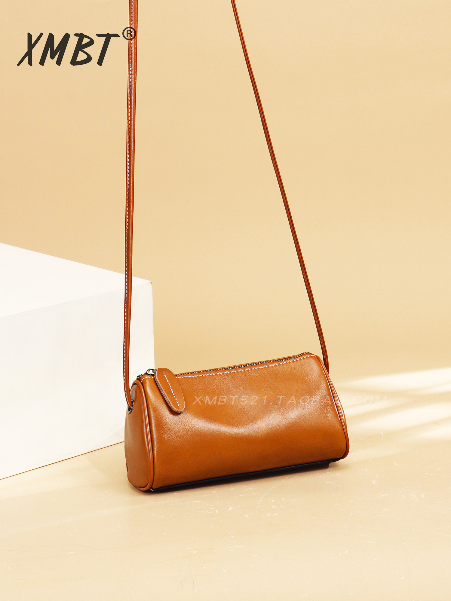 Lightweight Mobile Phone Bag for Women, Genuine Leather Crossbody Bag, Mini Small Bag, 2026 New Small Pillow Bag, Vegetable-Tanned Cowhide Women's Bag
