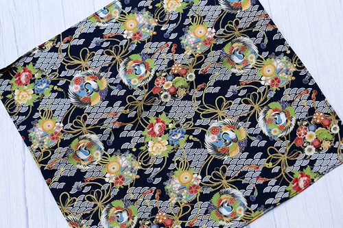 Феникс, японская хлопковая лента, шарф, треугольный слюнявчик