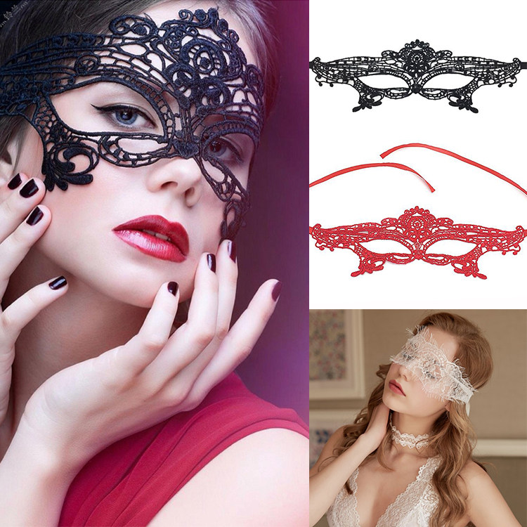Lace eye mask female half face masquerade party sexy fun Halloween props nightclub princess adult mask