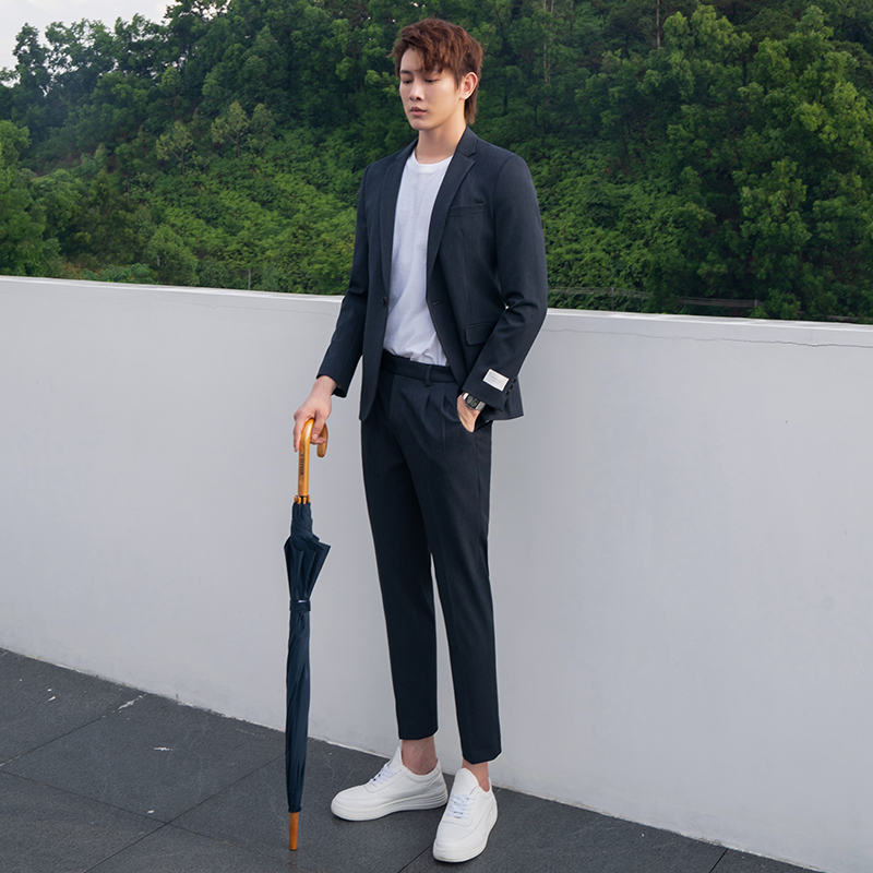 CSO Chunqiu men's casual little western suit suit Korean wind to fix the youth handsome fashion trend wedding groom