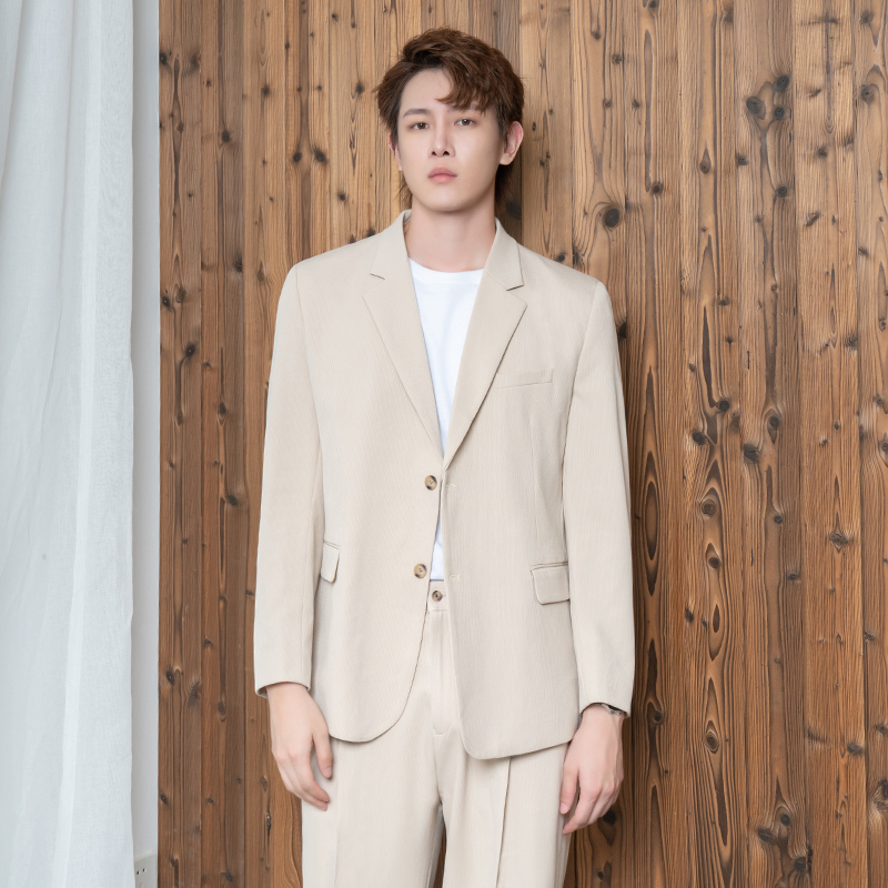 CSOCSO Xuân Thu nam Han Feng Casual Suit Nhỏ Ins thời trang thanh niên Handsome Suit Loose Trend